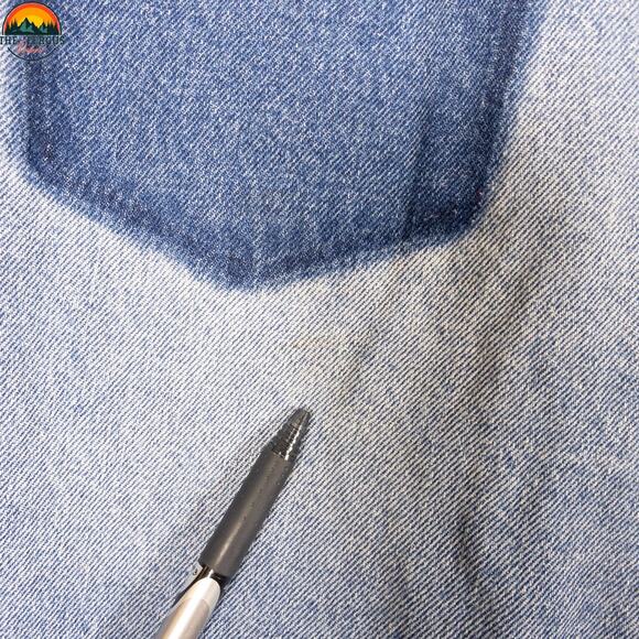 Talulah Wide-Leg Jeans Blue Cotton Denim Patch Style Boho Festival Women's M 28 - Picture 6 of 16